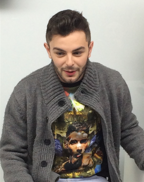 Lorenzo poche ore dopo la vittoria Lorenzo X Factor 8 Punto Enel